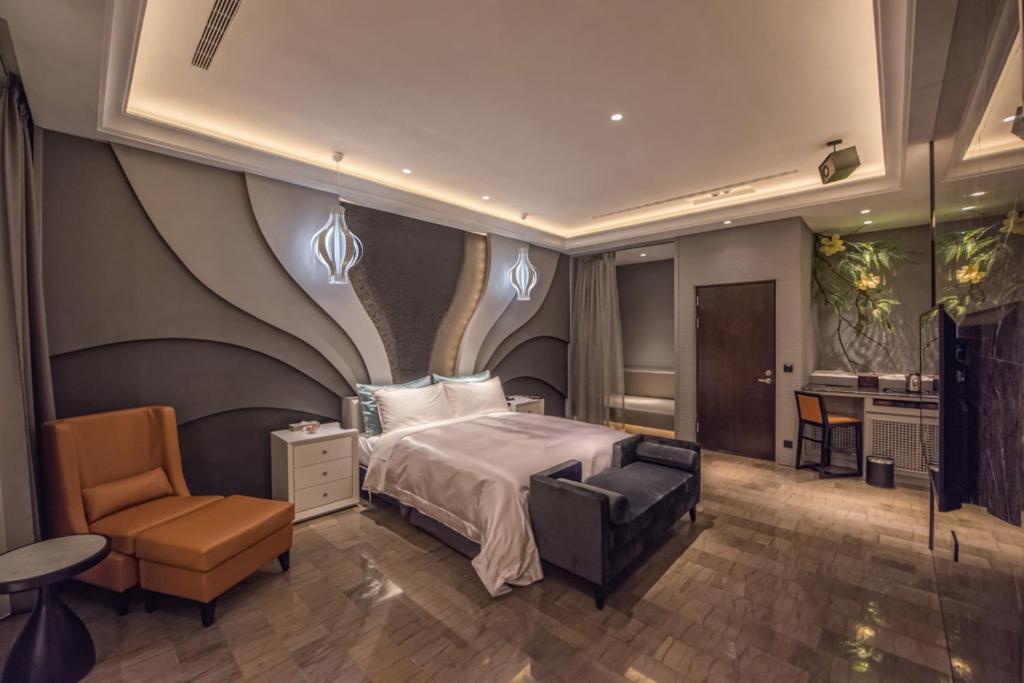 Green Palm Motel Юаньлинь Экстерьер фото